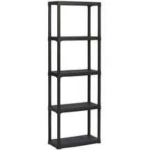 Artplast Tempo Regal 60 x 30 x 176 cm Schwarz