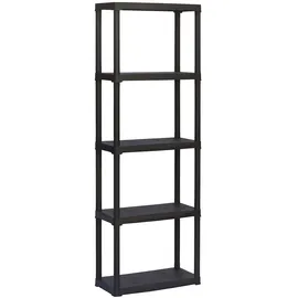 Artplast Tempo Regal 60 x 30 x 176 cm Schwarz