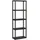 Artplast Tempo Regal 60 x 30 x 176 cm Schwarz