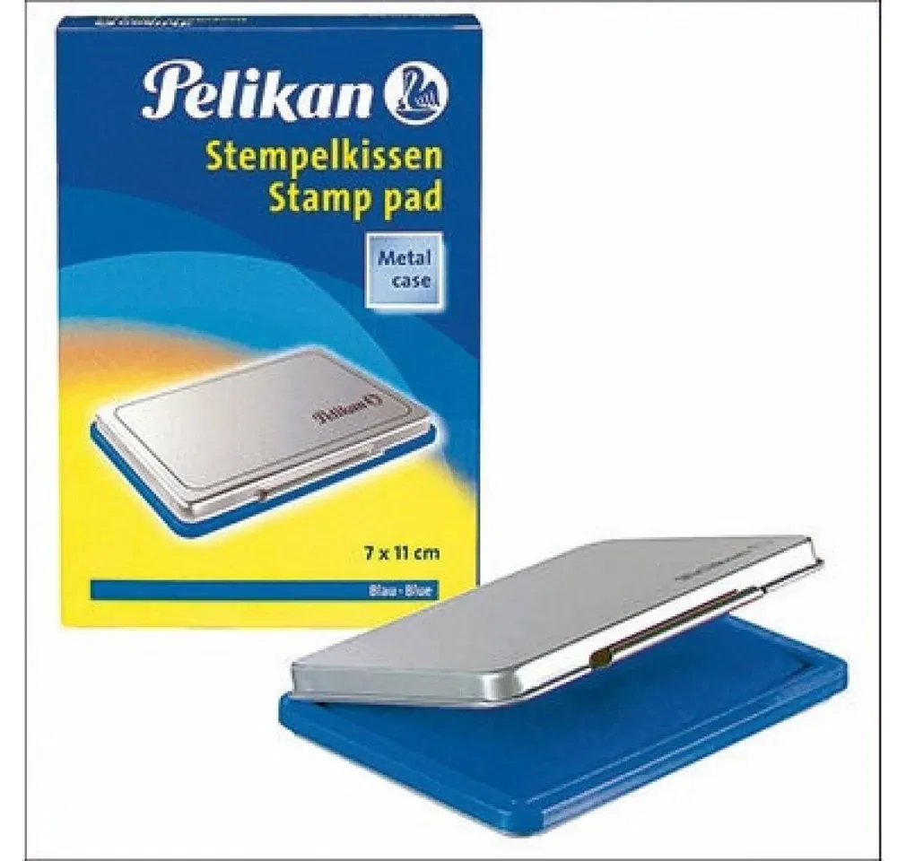 Preisvergleich Produktbild Pelikan Stempelkissen Gr 3 Blech Blau Stempelkissen