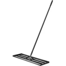 Wiltec Rasenrakel 76 x 25,4 cm mit 2 m Stiel