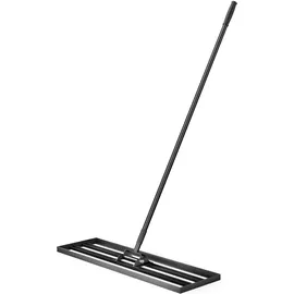 Wiltec Rasenrakel 76 x 25,4 cm mit 2 m Stiel