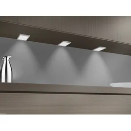 Kalb Material Für Möbel LED Unterbauleuchte silber-grau, warmweiss, mit Sensor 2er SET