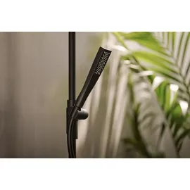 Hansa HANSAAURELIA Handbrausegarnitur 1-strahlig Matt-Schwarz 4717013033