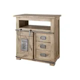 MASSIVMOEBEL24.DE Sideboard 80 x 85 x 45 cm Beige