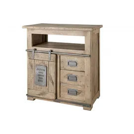 MASSIVMOEBEL24.DE Sideboard 80 x 85 x 45 cm Beige