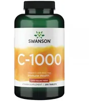 Swanson Vitamin C-1000 mit Hagebutten 250 Tabletten