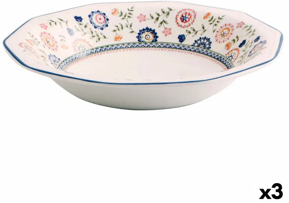 Salatschüssel Churchill Bengal aus Keramik Porcelæn Ø 26,5 cm (3 Stück)