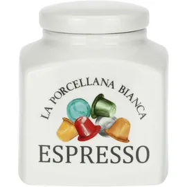 La Porcellana Bianca Vorratsdose weiß 14,5 x 18 x 14,5 cm 1,8 l