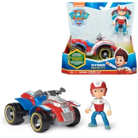 Spin Master Paw Patrol Rettungs-Quad mit Ryder-Figur (Sustainable Basic Vehicle/Basis Fahrzeug), Spielzeug für Kinder ab 3 Jahren