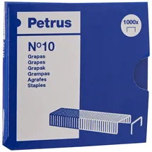 Petrus Heftklammern Modell 10 Blau 1000 St.