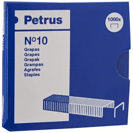 Petrus Heftklammern Modell 10 Blau 1000 St.
