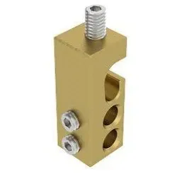 OBO 6049276 Anschlussklemme für Leiterseil, einfach 25mm2 Messing messing AKL 25 E - 10 Stück