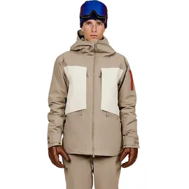 The Mountain Studio Herren 3L Hybrid Shell Jacke (Größe L, beige)