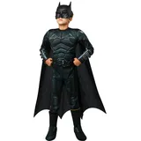 Rubie's 702987L Dc - The Batman Deluxe Kostüm für Jungen Movie Kinder, wie abgebildet, Größe L Halloween