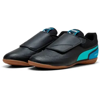 Puma Truco Iii V Jr Hallenfußballschuhe - Black / Aquatic / Tropical Blue / White - EU 32
