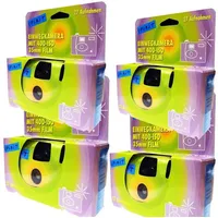 TopShot 4 x Einwegkamera Spirit grün/blau Einwegkamera