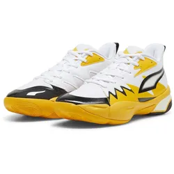Puma Hallen-Indoorschuhe Genetics weiss/gelb Herren