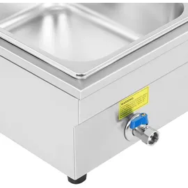 Royal Catering Bain Marie 5 x GN 1/2 Ablasshahn
