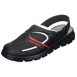 Abeba Clog schwarz/rot Gr. 46 - 46