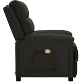 vidaXL Massagesessel 57 x 101,5 x 83 cm Schwarz mit verstellbarer Rückenlehne und Massagefunktion