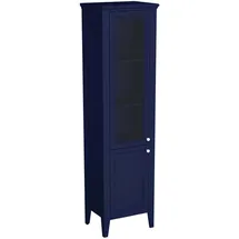 Vitra Valarte Hochschrank 53,5 x 39,5 x 196,5 cm Stahlblau Glas, MDF