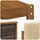 vidaXL Outdoor-Sofagarnitur 5-tlg. Natur