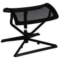 AMSTYLE Fußhocker Kunststoff 33 x 46 x 33 cm Schwarz