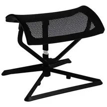 AMSTYLE Fußhocker Kunststoff 33 x 46 x 33 cm Schwarz