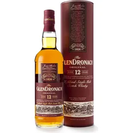 Glendronach 12 Years Old Original Single Malt Scotch 43% vol 0,7 l Geschenkbox