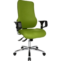 Bürostuhl TOPSTAR "Sitness 55", grün, Sitzfläche: 70% Wolle, 25% Polyamid, 5% sonstige Fasern, Stühle