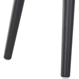 Beliani Hocker mit Stauraum Samtstoff Schwarz