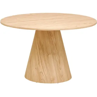 Mid.you Esstisch, Eiche, Holzwerkstoff, Holzoptik, rund, konisch, A-Form, 120x75x120 cm, Esszimmer, Tische, Esstische