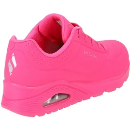 SKECHERS Uno Night Shades hot pink durabuck 38
