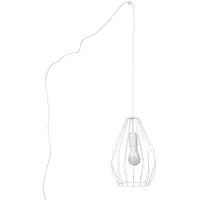 Licht-Erlebnisse Brick 0-flg. 0 cm Weiß/Holz/Metall