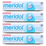 Meridol Zahnpasta 4x75ml - Zahncreme bekämpft Zahnfleischentzündungen, antibakterieller Effekt