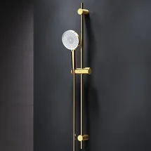 AM.PM Duschset Gold Brauseset, Handbrause Set, Duschsäule, Duschkopf-Set