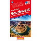 Hallwag Strassenkarte USA, Southwest 1:1 Mio.