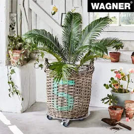 Wagner Alaska Pflanzenroller Ø 38 x 7,5 cm Aluminium