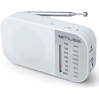 Muse M-025 RW Radio tragbar, analog, Weiß,