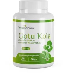 VitaSanum® - Gotu Kola (Centella asiatica) (Indischer Wassernabel) 500 mg 90 Kapseln 90 St