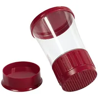 Gsd Puderzuckermühle 14 cm rot unbefüllt