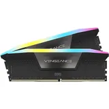 Corsair Vengeance RGB DDR5-5600 64GB Kit (2x32GB) CL40 Schwarz CMH64GX5M2B5600C40