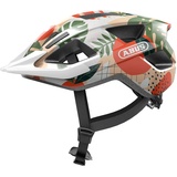 ABUS Aduro 3.0 – Sportiver City-Helm in stilvollem Design für alltägliche und sportliche Touren – für Damen und Herren – Orange, palm,