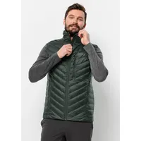 Jack Wolfskin Passamani Down Weste - Black Olive - 3XL