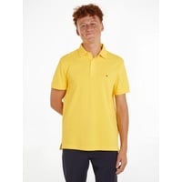 Tommy Hilfiger Poloshirt »1985 SLIM POLO«, Markenstickerei, aus Baumwoll-Piqué, Gr. XL, Eureka Yellow, , 14860816-XL