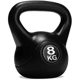 VirtuFit PVC Kettlebell - 8 kg - Schwarz