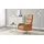 Wohnwert Relaxsessel Mira Leder 81 x 119 x 93 cm Braun mit Relax-Funktion