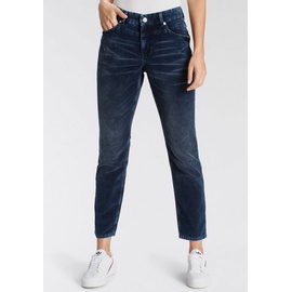 MAC Slim-fit-Jeans »Rich Slim«, Gr. 36 - Länge 30, mid blue used, , 81342107-36 Länge 30