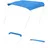 Vevor Sonnenschutz Bimini Top 246-262 cm Polyester Blau